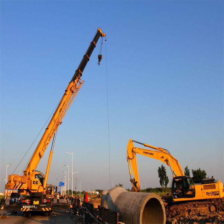 长岛25吨吊车吊8吨,最远吊多少米